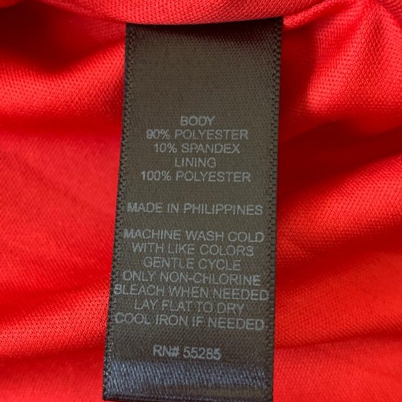 Express Red Fit and Flare Skater Dress - Picture 3 of 4